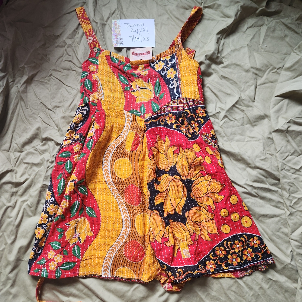 Kantha Bae Crossroads Shortalls NWT